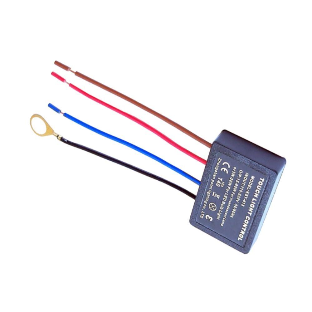 2pcs 15~80W(max) Touch Lamp Control Module 220V Touch Dimmer Switch  Lamp