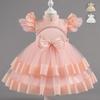 Damen Puffy Faltenrock Kleid: Baby Pailletten Erste Geburtstagsparty & Weihnachten Formelles Kleid