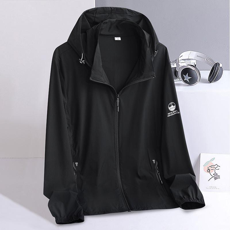 

2026 Summer UV Protection Camouflage Fishing Jacket: Men s Ice Silk Sun Protection Clothing 4XL чорний