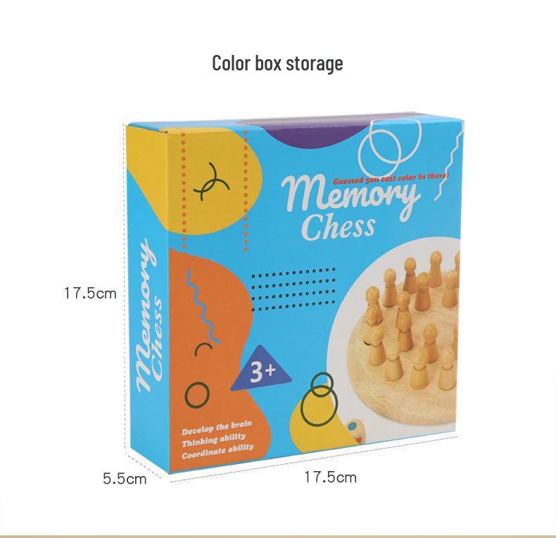 Children's Educational Color Memory Wooden Toy for Early Learning and Intelligence Development