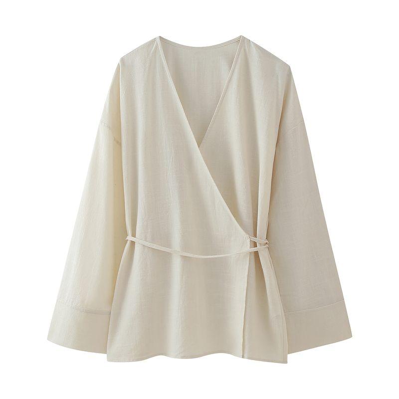 Kaslead New Arrival Women's Clothing Fashion Style Double Breasted Kimono Outerwear Casual Pants 5427743 5427431