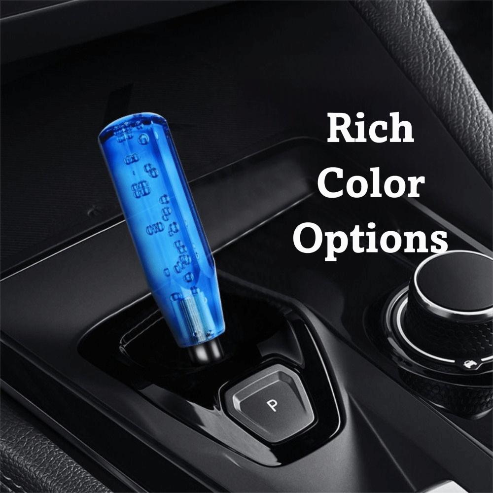 Transparent Bubble Gear Shift Knob Crystal Transparent Manual Shift Knob  Car Accessories