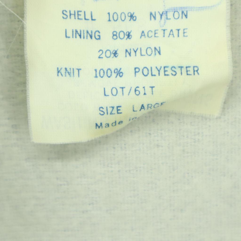 SPORTS MASTER 70s Vintage Long Sleeve Nylon Stajan L Navy Men's Used