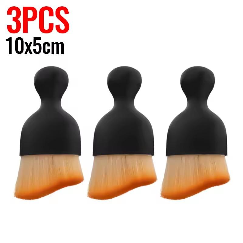 Car Air Vent Cleaning Soft Brush with Casing Car Interior Cleaning Tool Artificial Car Brush Car Crevice Dusting Car Detailing