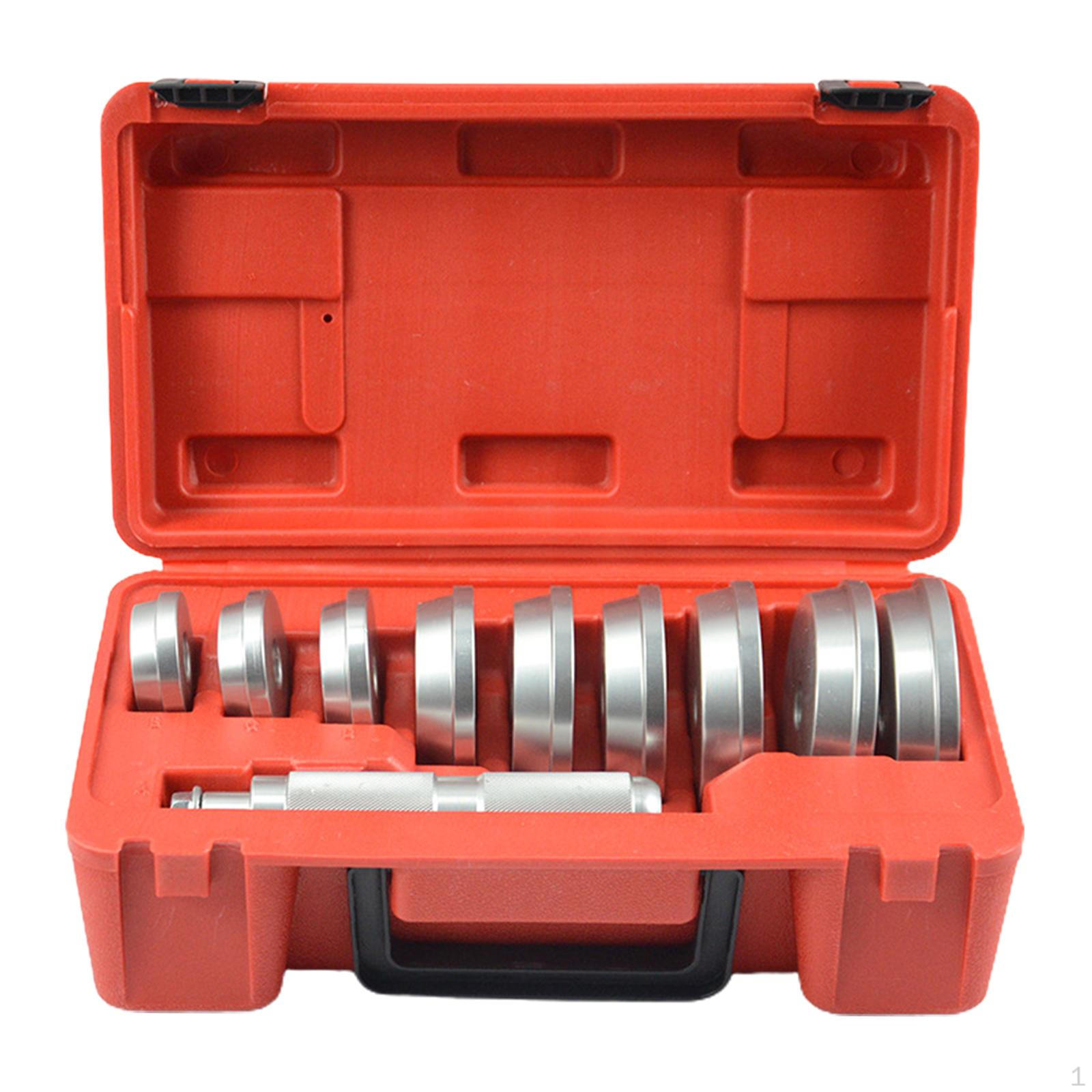 

10Pcs Bearing Press Kit, Race and Seal Bush Driver Set, Heavy Duty Install Tool