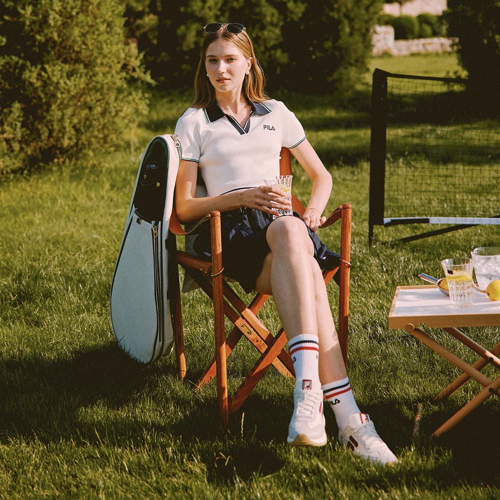 New FILA ORIGINALE Knitwear Women's Cloud White F11W539402F-WT