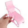 Furniture1:6/1:12 Plastic Garden Bench Chair Doll Beach Chair Foldable Deckchair Dollhouse Decor Doll Chair Toy Doll Accessories