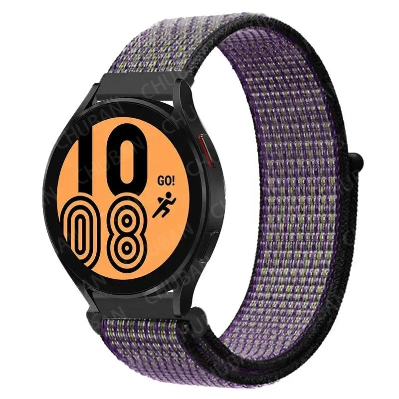 20mm/22mm Nylon Loop For Samsung Galaxy Watch 7/6/4/Classic/3/5/pro/Active 2 Sport Breathable Band Huawei Watch GT 4-3-2e Strap