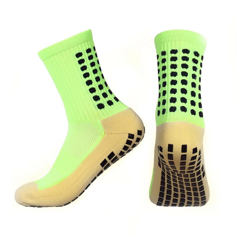 1 Pair Men's Socks Soccer Non Skid Ball Football Socks mesh Anti-Slip Athletic Non Slip Pads for Basketball Sports Sock