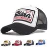 Casquette de Baseball en Maille Broderie Lettre Streetwear Dad Snapback Mode Hip Hop Outdoor Y2K Casquettes Trucker Gorras F2719 pour Femmes Hommes