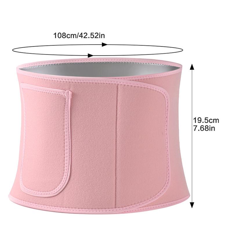 Sweating Waist Protection Running Fitness Yoga Belt, Abdominal Belt, Waist Belt To Keep The Stomach Warm, Abdominal Silver Ion Waist Belt