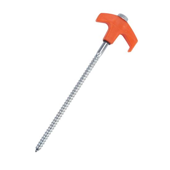 Screw-in Tent Stake Glow-in-the-dark Heavy Duty Outdoor Garden Yard Patio Lawn Camping Tarp Canopy Windproof Threaded Ground Spike Tent Peg