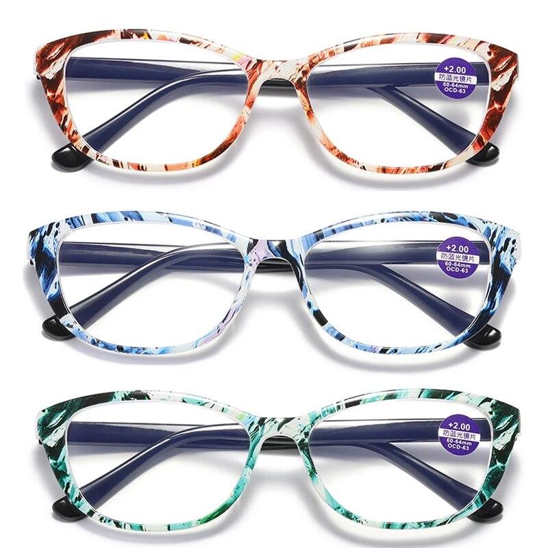 

Модные очки для чтения «кошачий глаз», женские и женские очки высокой четкости для пресбиопии, унисекс, мужские, винтажные, очки для дальнего зрения + 1,0 + 4,0