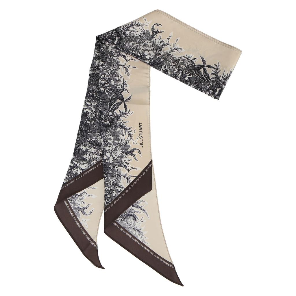 JILL STUART Silk Printed Scarf, 60109004, Women's, Floral Print