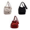 Simple Drawstring Bag Commute Nylon Handbag Portable Shoulder Bag  Outdoor