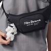 New New Balance Fabric Fanny Pack Regular Unisex Black LAB42409BK