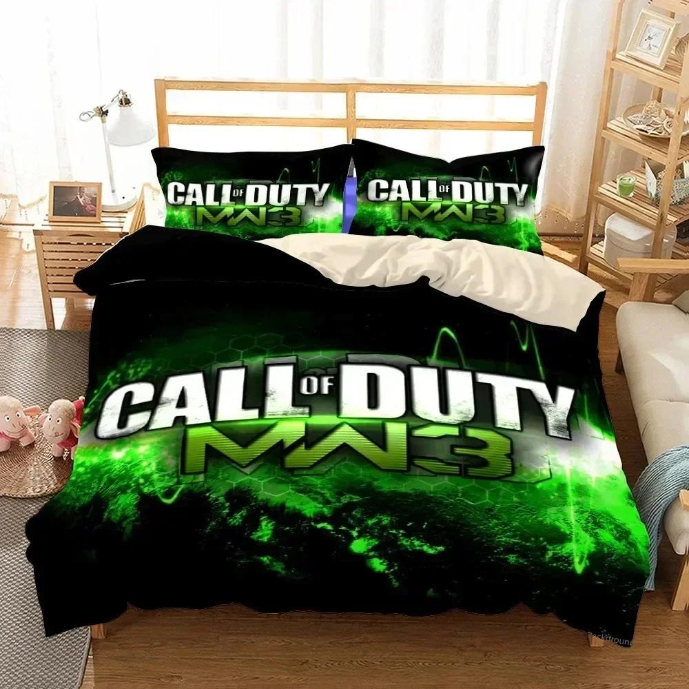 New 3D Print Call-Of-Duty Bedding Set Printed Bed Set With Pillowcase Bed Duvet Cover Soft Queen King Size Bedclothes Home