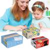 Miniature Shipping Box Flake Sticker Set Tiny Stickers In A Delivery Box DIY Seal Package Scrap Stickers for Adults