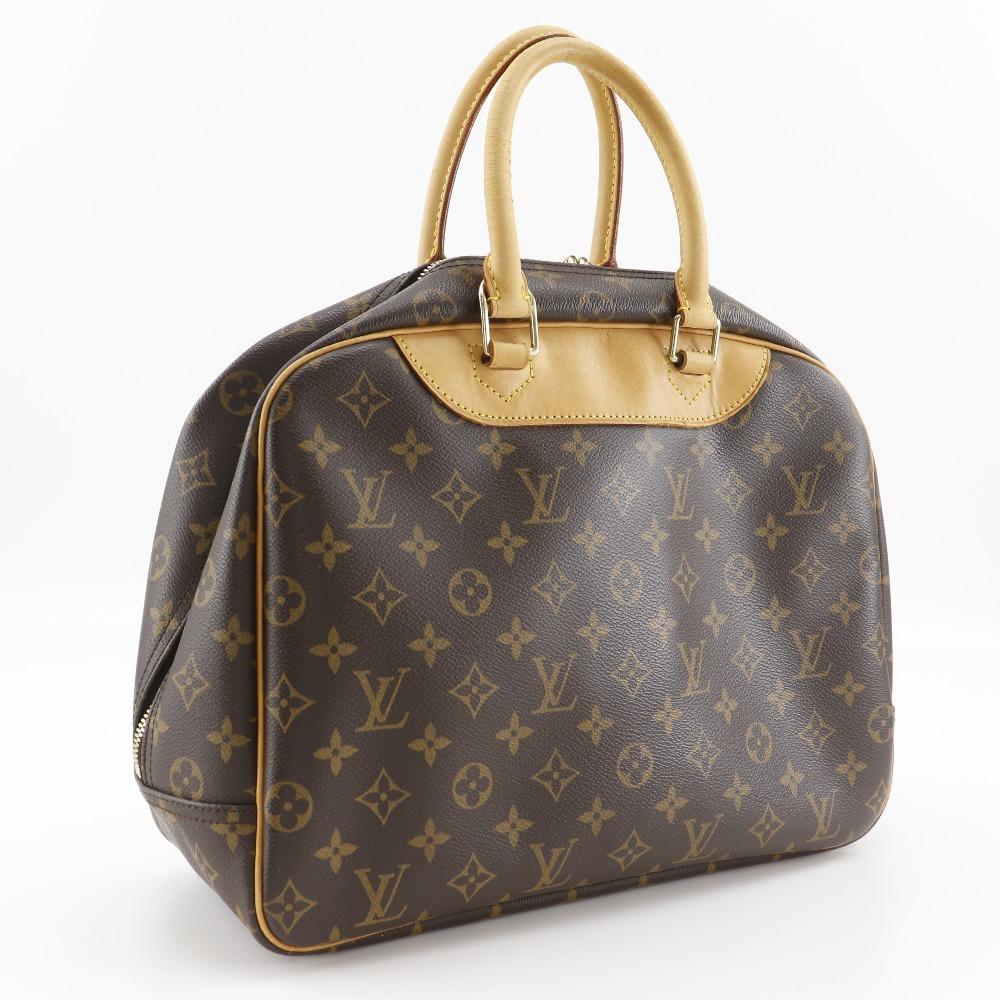 LOUIS VUITTON Deauville Handbag M47270 Boston bag Monogram canvas Women Used