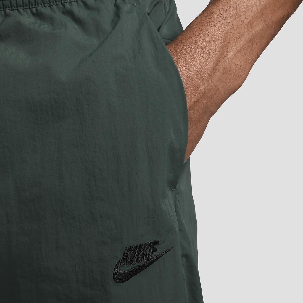 Nike Tech Soft Comfortable Waterproof UV Resistant Knitted Sports Pants Men Bottoms Vintage-Green Black FZ0758-338