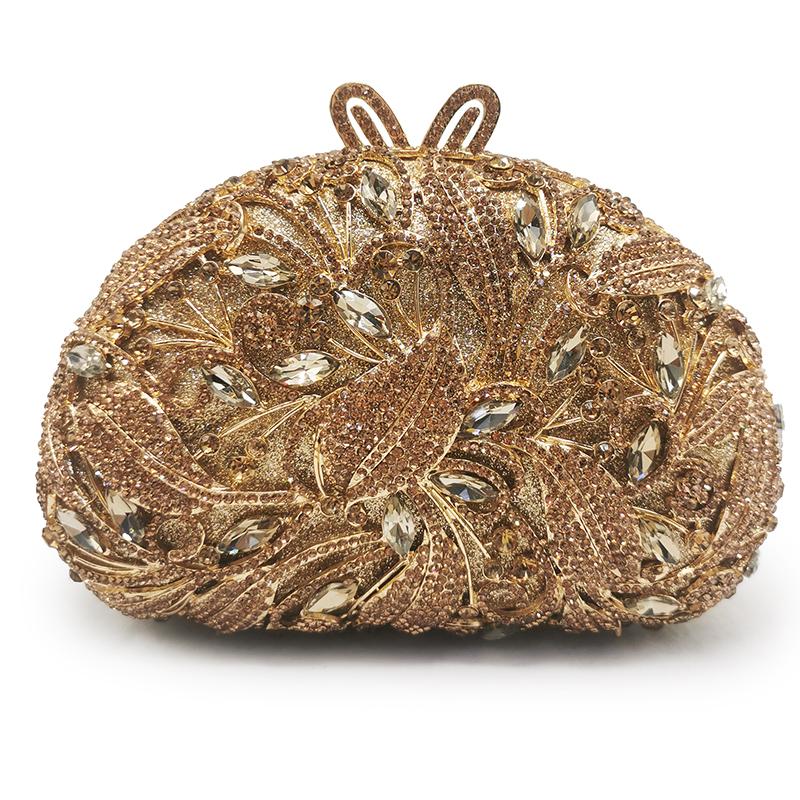 Kristall Abendtasche für Damen Strass-Hochzeitshandtaschen WHTUOHENGLady Diamanttasche Abschlussball-Geldbörse 17 Farben Gelb/Blau/Rot Taschen