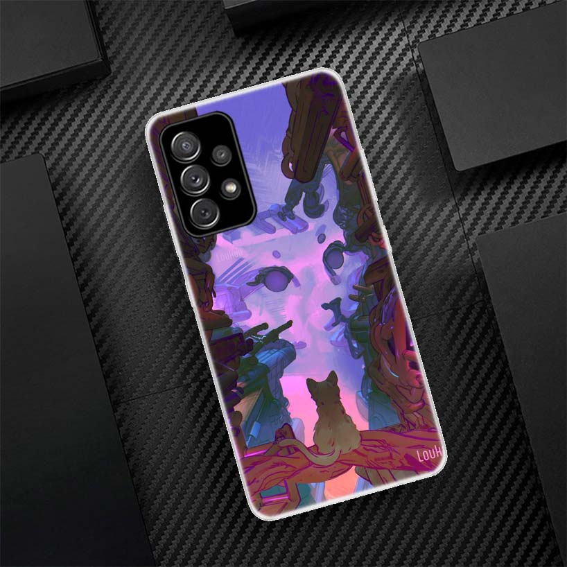 Stray Cat Game Phone Case For Samsung Galaxy A56 A55 A54 A53 A17 A16 A15 A14 A13 A36 A35 A34 A33 A26 A25 A24 A23 A05S A04S Galax