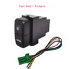 1pc Dual Key Switch Dual Switch Fog Lights Fan Spotlight Tank Headlight Switch Button for Mitsubishi LancerEX Pajero V73 V93 V97