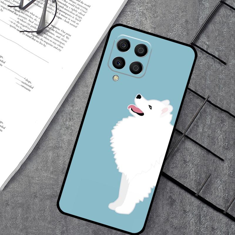 Japanese Spitz Dog Case For Samsung Galaxy M55 M31 M13 M11 M12 M14 M15 M06 M16 M36 M56 M53 M32 M52 M35 M34 M54