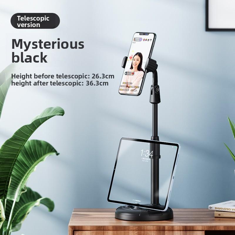 Mobile Phone Stand Holder, Desktop Live Streaming Bracket, Floor-standing, Lazy Person's Computer, Invisible Selfie