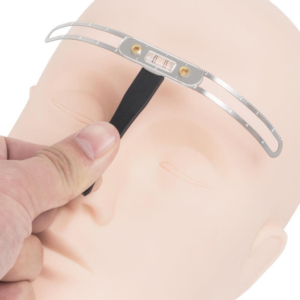 

Balance Shaper Eyebrow Tattoo Ruler Three-Point Positioning Eyebrow Balance Measuring Tool Women