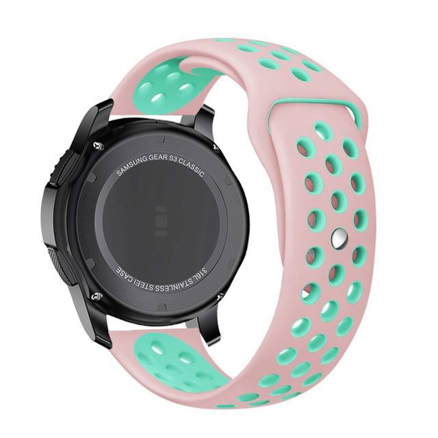 20mm/22mm Silicone strap For Samsung Galaxy Watch 4/3/Huawei Watch 3/GT Sports Breathable Bracelet band For Amazfit GTR/Active 2