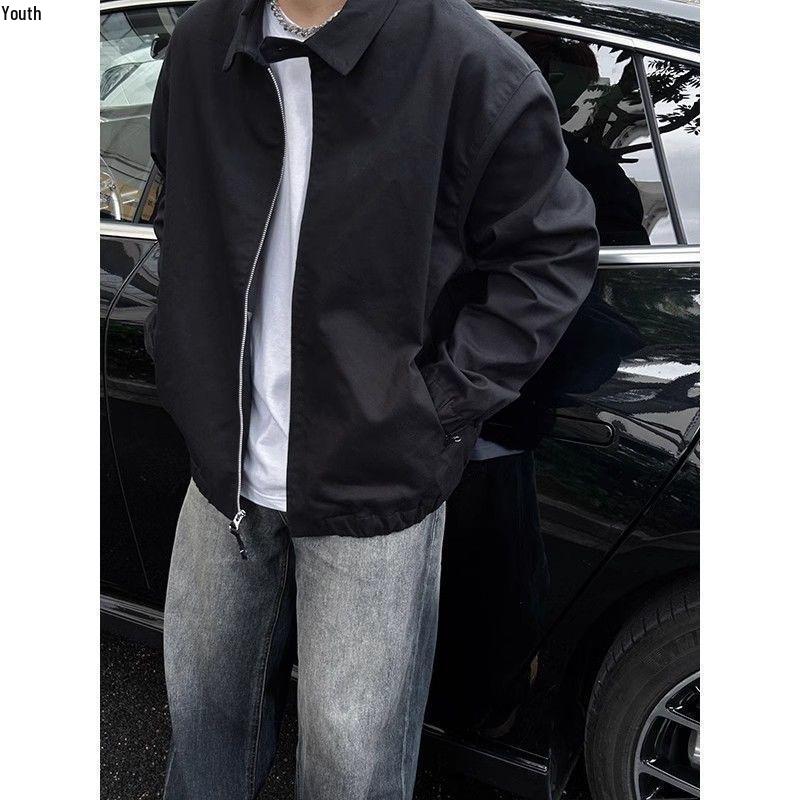 Men s Green Cleanfit Pilot Jacket - Trendy Spring/Autumn Workwear Large чёрный