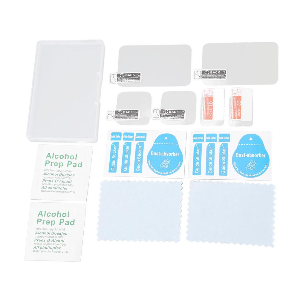 2 Pack Action Camera Screen Lens Protector Tempered Glass Scratch Resistant Ultra Thin Screen Protector with Lens Guard