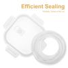 16Ft Silicone Seal for Lunch Box Lid Food Container Bento Box Glass Meal Prep Containers Leak Proof Cuttable Elastic Reusable