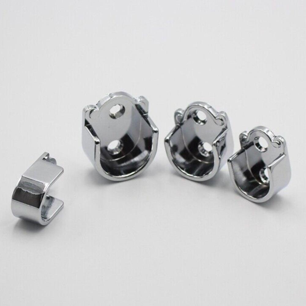 Clothes Tube Support Wall Mount Wardrobe Rail Hanger
