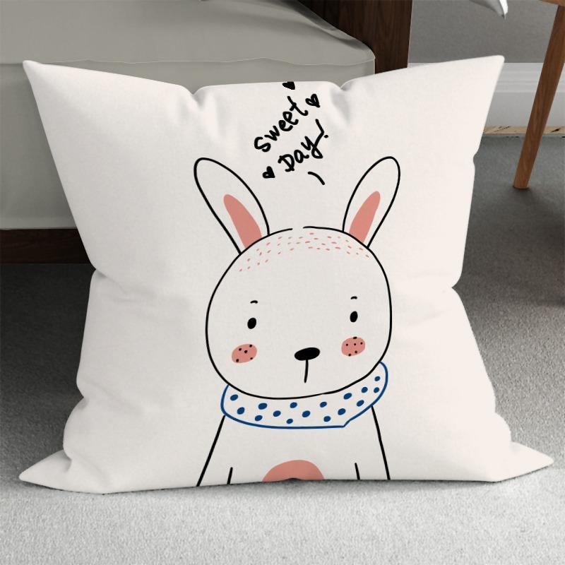 

Забавный мультфильм животных наволочка для украшения общежития офис гостиная диван дома наволочка 40x40cm