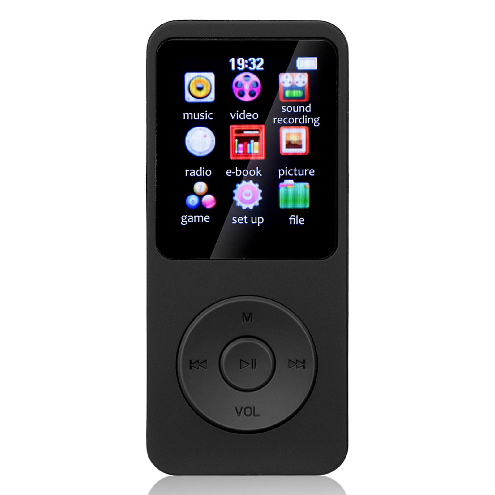 

MP3 Player with Bluetooth-compatible 4.0 Mp4 Mp3 Sports Music Player Portable HiFi Sound Music Player with Radio E-Book 1 чорний