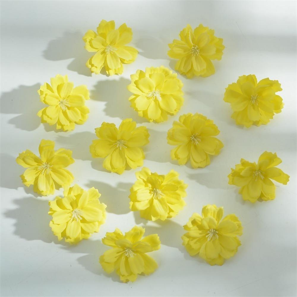 30/50Pcs Artificial Hydrangea Flowers Head Rose Artificial Flower Home Room Decoration DIY Gift Accessories Wreath Wedding Decor