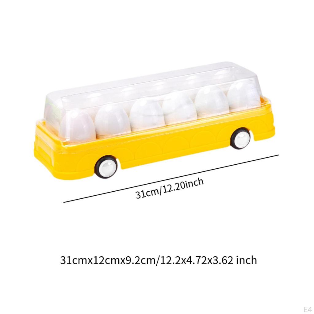 Kids Matching Puzzle Toy Education Color Recognition Game Bus