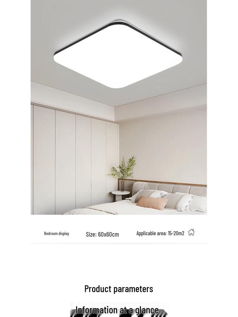 2025 Modern Minimalist LED Ceiling Light for Living Room, Bedroom, Study & Balcony - Super Bright