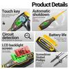 Industrial Tester Pen Buzzer Alarm Test 30-1000V Detector Meter Voltmeter Diagnostic Breakpoint Finders Tool Testing