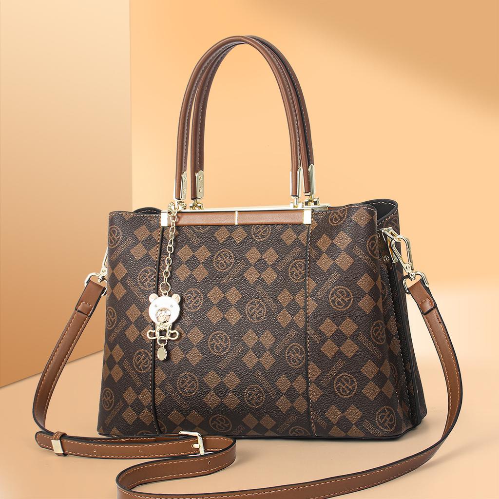 Tote Bag 2025 New Versatile Single Shoulder Oblique Span Portable Women's Bag Large Capacity Mother Bag Women