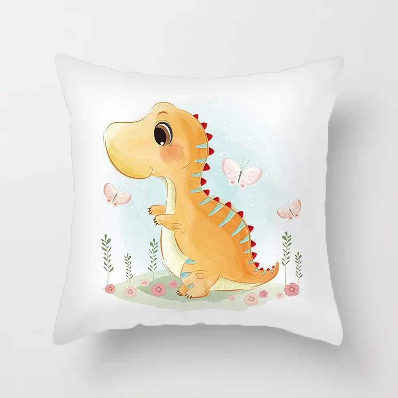 Tierdruck Kissenbezug Cartoonmuster Dekokissen Wohnzimmer Sofa Dekor Zuhause Stuhl Auto Schlafzimmer Dekorative Kissenhülle