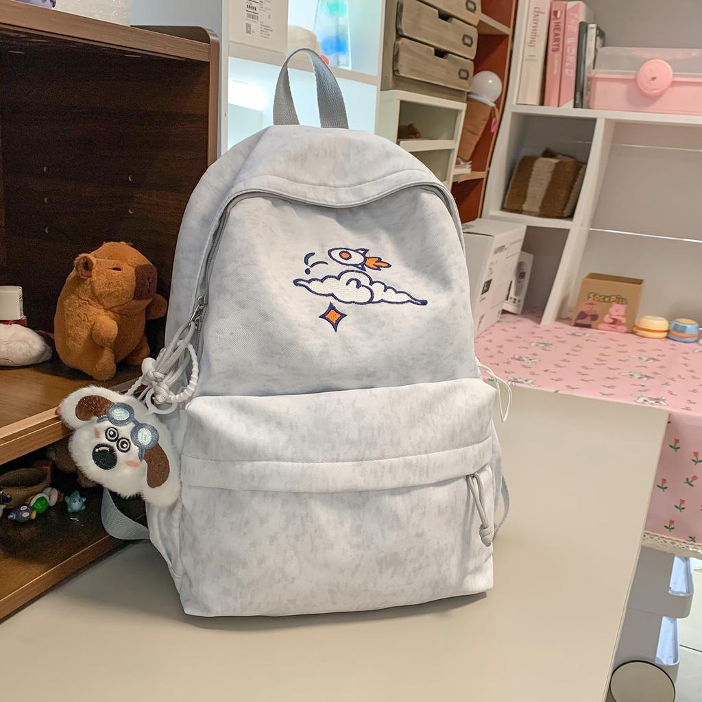 Schoolbag Japanese soft cute cartoon puppy backpack high value college student class schoolbag large capacity commuter leisure backpack
