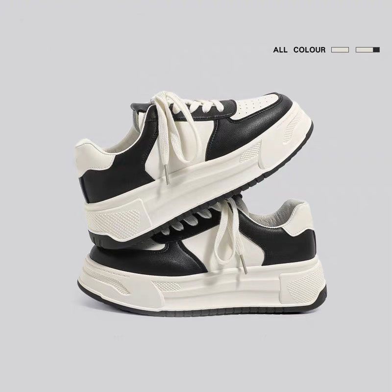 Original Little White Shoes Women's Autumn New Student Versatile Round Head Platform Big Head Shoes Niche Board Shoes