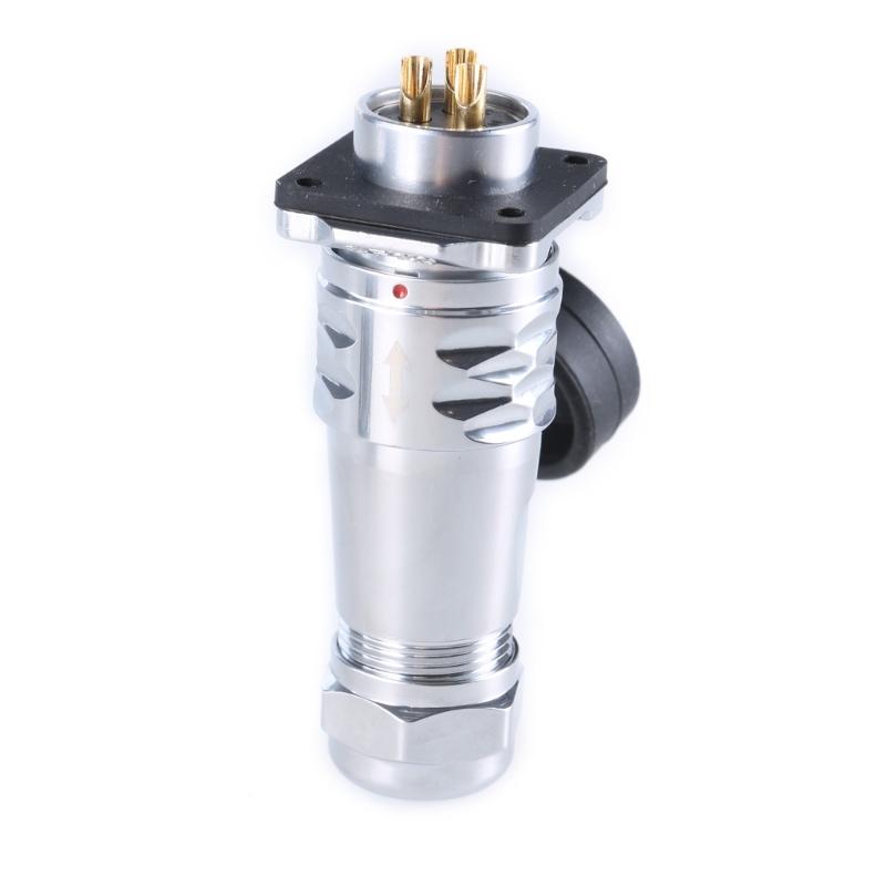 SF2010 Waterproof Industrial Connector SF2013 Female Plug & Male Socket IP67 2Pin To 12Pin For 20mm Panel Mount