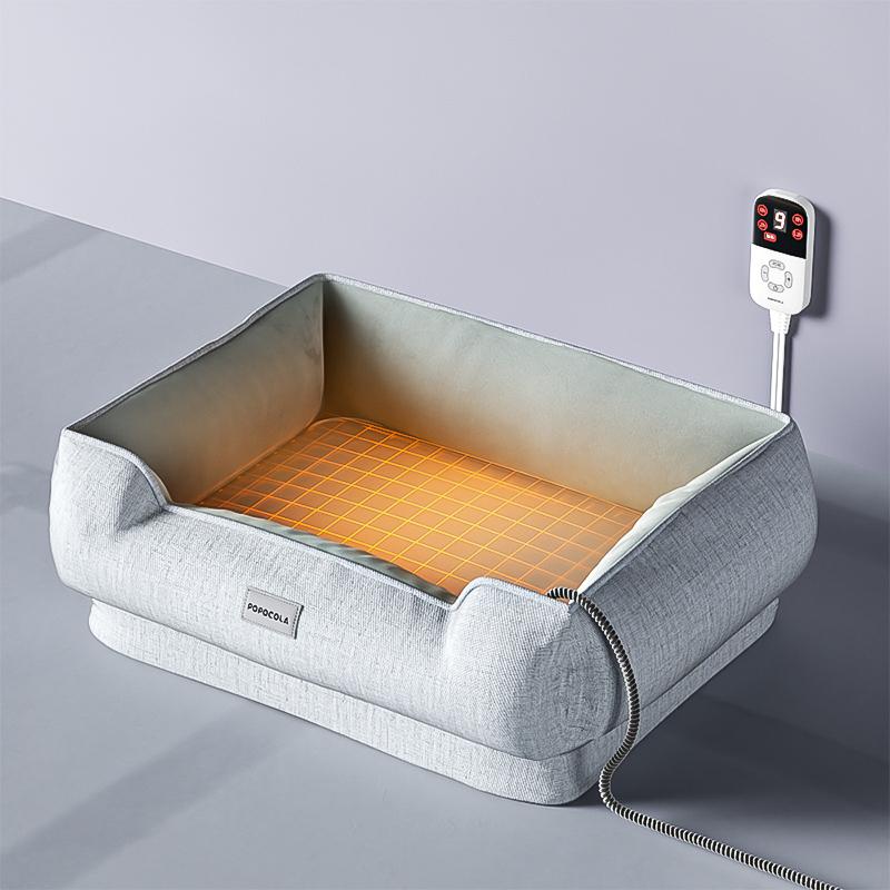 

Intelligent Constant Temperature Cat Nest Winter Heating Electric Blanket Latex Core Pet Beds Multi Level Adjustment Dog Kennel S 55x40x25cm