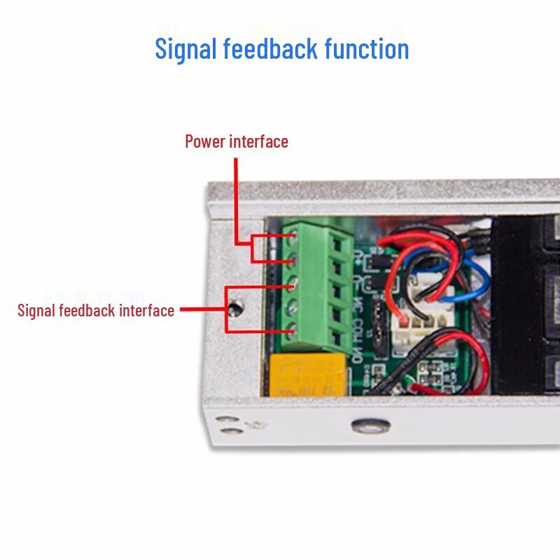 Realand S07 Single Door Electromagnetic Lock CN plug (adapter included)