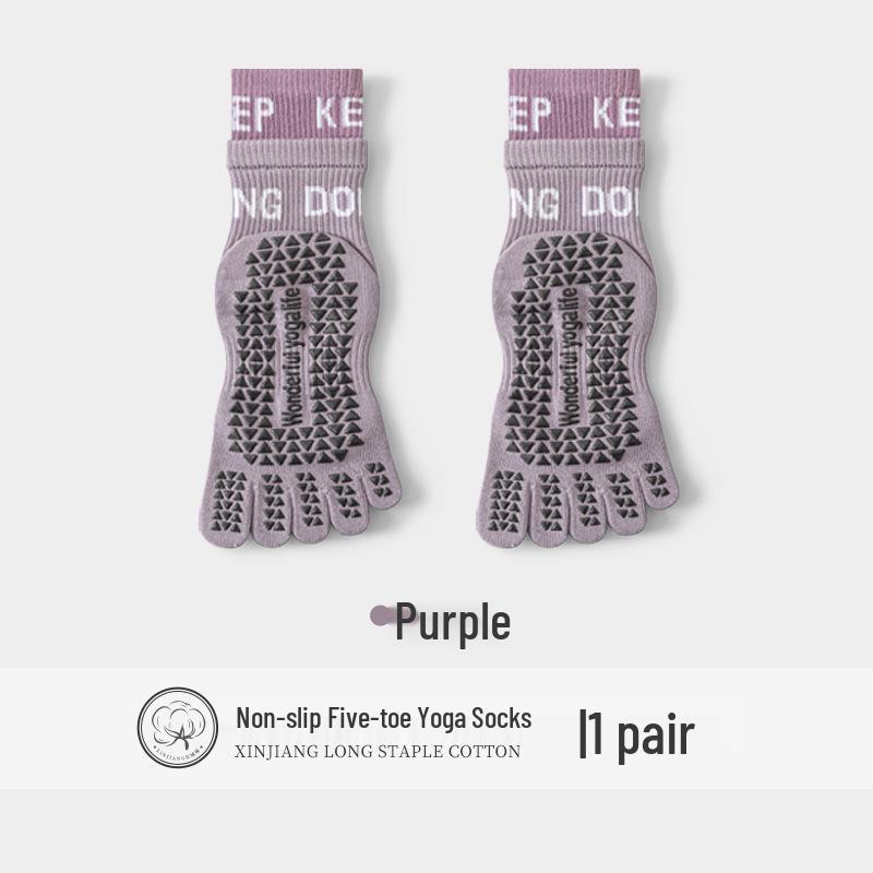 

Women s Anti-Slip Yoga & Pilates Mid-Calf Socks - Breathable, Sweat-Absorbent Fitness Floor Socks One Size