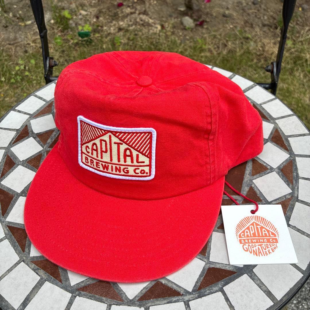 Used [Extremely Good Condition] Capital Brewing Beer Corporate Cap Red